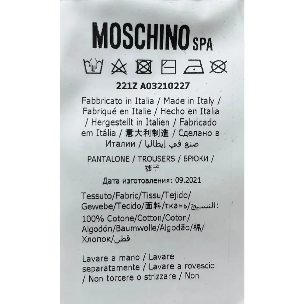 5-44 MOSCHINO x JEREMY SCOTT NWT 100% Cotton Sweat Shorts Comics Large IT50/US34